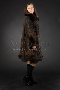 манто: каракуль+песець|манто : каракуль + песец