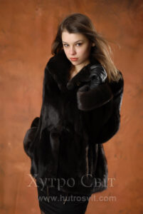 купити норкову шубу - коричневу курточку |купить норковую шубу - курточку коричневого цвета