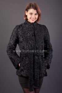 Півшубок (курточка) із каракулю з коміром стійка, |Полушубок из каракуля. Курточка - мех каракуль, воротник - стойка,цены