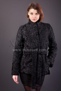 Півшубок (курточка) із каракулю з коміром стійка, |Полушубок из каракуля. Курточка - мех каракуль, воротник - стойка,цены