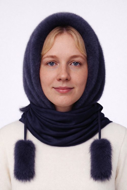 Нгоркова хустина-платок кольору графіт фото 2, фото 2