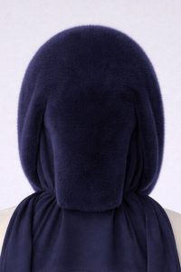 Нгоркова хустина-платок кольору графіт фото 3