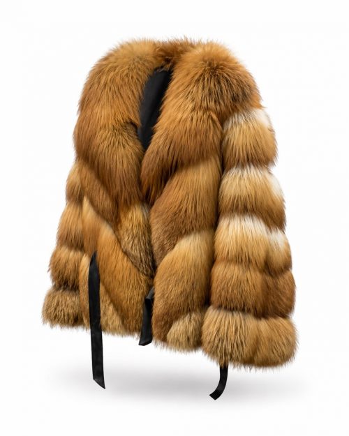 продукція виробника ХутроСвіт Тисмениця 2026 Курточка із рудої фінської лисиці, фото 2