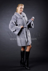 Купити шубу із голубої скандинавської норки|Шубы из голубой скандинавской норки, цены в киеве