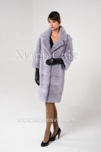 Норкові шуби від ХутроСвіт Тисмениця.Модель з англійським коміром колір лаванда. |Норковые шубы ХутроСвит Тысменица.Модель с английским воротником, цвет лаванда,