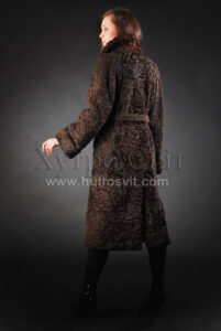 шуба-пальто - хутро каракуль |шуба-пальто - мех каракуль